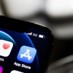 iPhone 12 Pro ansluten till 5G-internet.